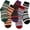 Style B, variant on 5 Pack Womens Warm Socks Winter Thick Knitted Wool Crew Casual Socks Gift 5-9