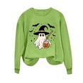 thumbnail image 5 of Fall Sweatshirt for Women Pumpkin Pullover Halloween Pumpkin Graphic Long Sleeve Shirt Tops, 5 of 6