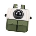 thumbnail image 4 of Mochila para perros Strade Fareast Limited mochila para mascotas cápsula espacial transpirable verde oscuro, 4 of 8