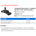thumbnail image 2 of Turbocharger Boost Sensor - Compatible with 2013 - 2016, 2019 Ford Escape 2014 2015, 2 of 2