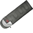 thumbnail image 7 of 10 Pack of Bulk Wholesale Cold Weather Hooded Sleeping Bags for Adults, Kids, Homeless, Camping, Indoors, Outdoors - 10 Count Hooded Sleeping Bags in Gray 71"L x 30"W, 7 of 7