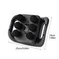 thumbnail image 4 of WIHJ Back Massager Tissue Massager 6 Head Massage Tissue Back Massager With 9 Adjustable Intensities & 9 Modes Percussion Massager For Back/Shoulders/Legs/Arms/Neck (6 Head), 4 of 9