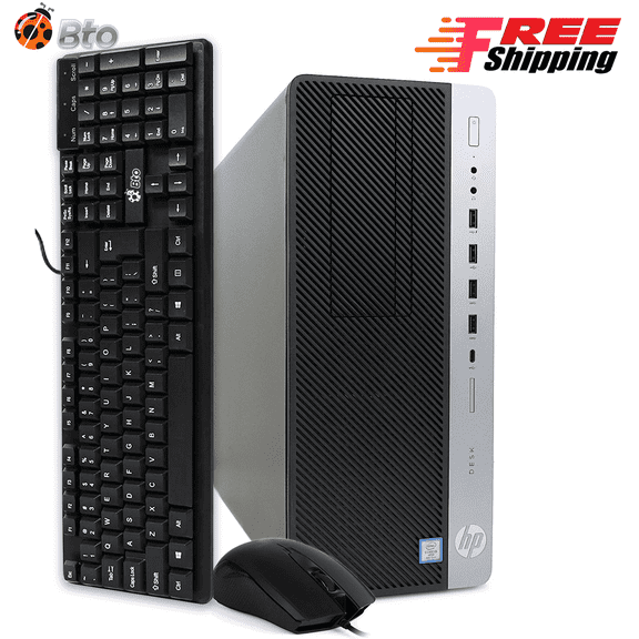 Restored HP G4 Desktop Tower PC Intel Hexa Core i7 8700 8th Gen. upto 4.60GHz Processor, 16GB DDR4 Ram, 512GB NVMe M.2 SSD, WiFi, Windows 11 Pro Computer (Refurbished)