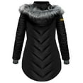 thumbnail image 5 of Women's ActionHeat Black Green Bay Packers 5V Battery Heated Long Puffer Jacket, 5 of 7