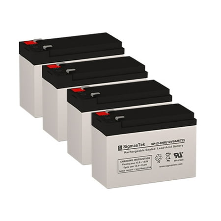 Best Power 1050 (Fortress) Replacement Batteries (12V 9AH ) (Set of