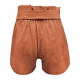 thumbnail image 5 of Sngxgn Womens High Waisted Running Shorts Workout Shorts with Liner Pockets(Orange,XXL), 5 of 5