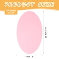 thumbnail image 2 of Uxcell 30 Pcs Papel de Cartón Ovalado para Manualidades DIY Pintura Álbum de Recortes 6 x 10 Pulgadas Rosa, 2 of 6