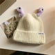 thumbnail image 4 of Cute And Funny Knitted Wool Hat, Eyes And Antennas Fresh And Sweet For Going Out On The Street, 4 of 4