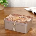 thumbnail image 5 of Trayknick Vintage Tin Box 1 Set Tin Box with Lock Key Vintage Style Jewelry Storage Case for Home, 5 of 8