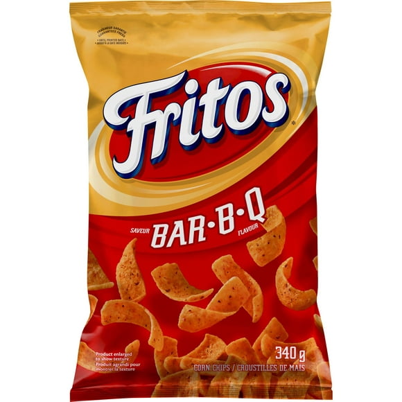 Fritos Bar-B-Q Flavour Corn Chips, 340GM