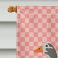 thumbnail image 3 of Caroline's Treasures BB7895CHF West of England Goose Pink Check Flag Canvas House Size , Large, multicolor, 3 of 4