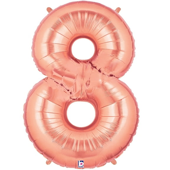 Loftus International B1-5848RG Megaloon Number 8 Rose Gold Balloon