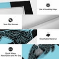 thumbnail image 6 of Dolphin Black Outdoor Rug for Patio/Deck/Porch, Non-Slip Large Area Rug 3 x 5 Ft, Nautical Mandalas Blue Boho Abstract Indoor Outdoor Rugs Washable Area Rugs, Reversible Camping Rug Carpet Runner, 6 of 8