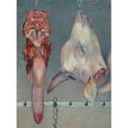 thumbnail image 2 of Gustave Caillebotte 14x18 Gold Ornate Wood Frame and Double Matted Museum Art Print Titled - Calf's Head and Ox Tongue (C. 1882), 2 of 4