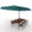 Green, variant on WildBreak Triple Size Large Patio Umbrella, with Crank Handle, Double-Sided, 13' x 6.5', Beige