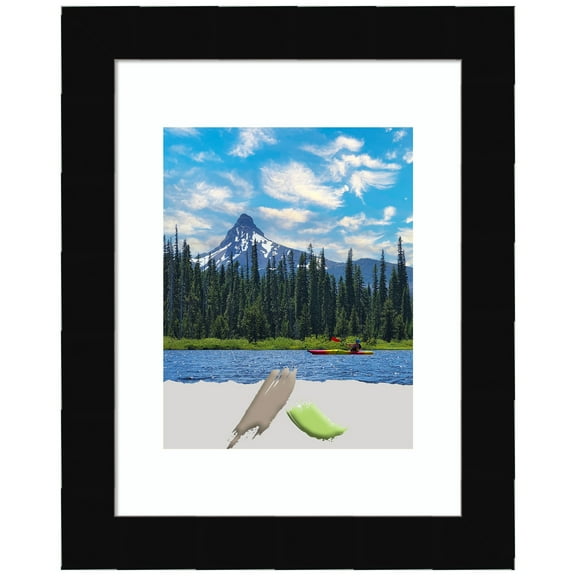 Black Museum Wood Picture Frame, Photo Frame, Art Frame