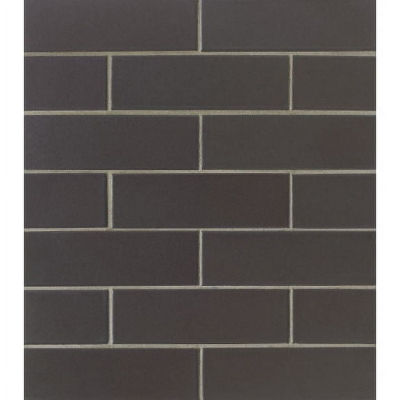 Bedrosians , Zenith 2" x 6" Porcelain Mosaic Tile in Gravity (8.9 SqFt/Ctn)