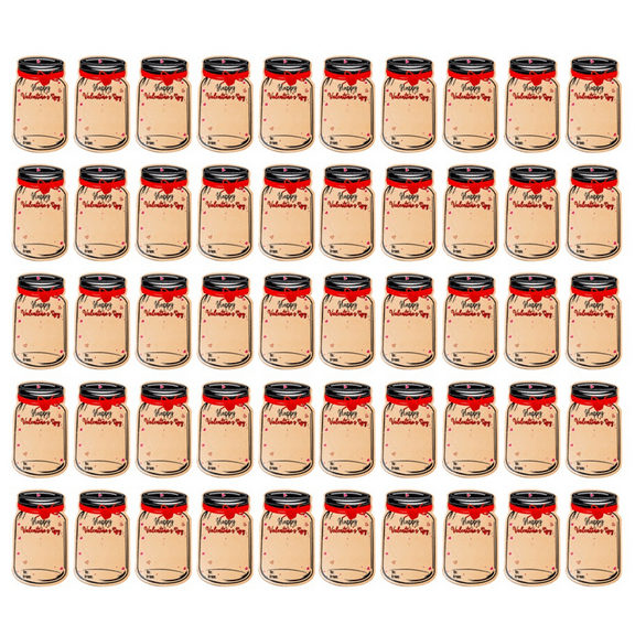 50Pcs Valentines Day Gift Cards for Kids Valentines Classroom Exchange Fun Pack Valentine's Day Greeting Card Set