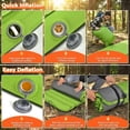 thumbnail image 3 of Biotree Self Inflating Folding Camping Sleeping Mattress with Carrying Bag Portable Sleeping Mat for Outdoor Camping, Green, 3 of 8