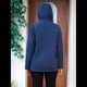 thumbnail image 5 of Chaqueta Impermeable para Mujer, Cortavientos con Capucha, Ideal para Senderismo, Viajes y Actividades Al Aire Libre. Azul Marino L, 5 of 8