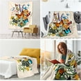 thumbnail image 2 of Butterfly Blanket Beautiful Butterfly Throw Blanket Ultra Soft Flannel Vintage Botanical Butterflies Blanket Gifts for Kids Adults 60x80, 2 of 6