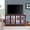 Cherry, variant on Hemvt Modern Farmhouse TV Stand 60", Barn Door Entertainment Center with Cable Management, Large Media Console for Living Room, Versatile Storage Cabinet, White