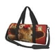 thumbnail image 1 of Easygdp White And Red Daisy Cow Bolsa de Viaje, Bolsa de Mano, Bolsa de Gimnasio, Bolsa de Equipaje para Viaje, 1 of 6