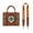 Brown, variant on Wrangler Aztec Tote Bag for Women Boho Satchel Purses and Handbags, Khaki