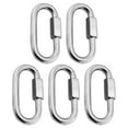 thumbnail image 2 of 5pcs Stainless Steel Link Connectors Threaded Chain Links Connectors Heavy Duty Link Connectors, 2 of 6