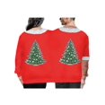 thumbnail image 2 of Two Person Ugly Christmas Sweater Women Men Conjoined Twin 3d Printed Couples Jumper Funny Hl1, 2 of 4
