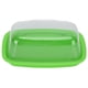 thumbnail image 2 of Caja de almacenamiento de mantequilla curvada con tapa, plato de queso, soporte para mantequilla, bandeja para hornear, herramienta para cocina, verde, 2 of 14