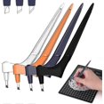 thumbnail image 1 of Craft Cutting Tools Stainless Steel With 360-degree Rotating Blade And Three Cutter Heads For Stencil Scrapbook Paper Storage (4pcs), 1 of 3