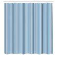 thumbnail image 2 of Ambesonne Stripes Shower Curtain, Abstract Ocean Lines Print, 69"Wx84"L, Pale Blue, 2 of 4