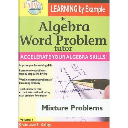 The Algebra Word Problem Tutor: Mixture Problems (DVD)