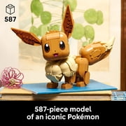 LEGO Pokémon Eevee - Collectible Building Set for Adults, Ages 18+ Posable Pokémon Figure for Display - Desk, Bookshelf or Home Office Decor - Gift for Men & Women - 72151