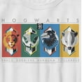 thumbnail image 2 of Boy's Harry Potter Hogwarts House Mascots Graphic Tee White X Large, 2 of 4