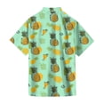 thumbnail image 5 of HAJWOH Hawaiian Shirt for Men Casual Button Down Short Sleeve Summer Beach Shirts Loose Fit Floral Print Tropical Tops, 5 of 7