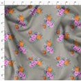 thumbnail image 4 of Soimoi Velvet Fabric Florals Floral Printed Fabric 1 Yard 58 Inch Wide, 4 of 6