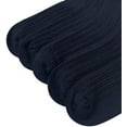 thumbnail image 3 of SERISIMPLE Bamboo Stretch Kids Ankle Sock Breathable Lightweight for Preschool Thin Soft Baby Socks 5 Pairs (Black, 6-8 Years), 3 of 6