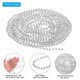 thumbnail image 3 of Uxcell 5mm 16.4Ft Pearl Beads Garland,2 Packs Faux Pearl Strands Spools for DIY ,Silver, 3 of 6