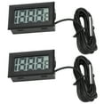 thumbnail image 4 of Refrigerator Temperature Meter, 2Pcs -50 Degrees Celsius ～110 Degrees Celsius  Waterproof Electronic Digital   2s Refresh With Probe For Aquarium For Greenhouse, 4 of 8