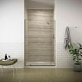 thumbnail image 3 of Kohler 707551-L-BNK 70 x 0.312 in. Revel Thick Glass Pivot Shower Door - Anodized Brushed Nickel, 3 of 5