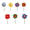 07# 7pcs, variant on Reflective pinwheels for Yard and Garden 1pack pin Wheels, whirligigs Wind Spinners DIY Plastic Windmill Decor, Wind Mill Bird-Geese-Duck-Goose-Squirrel deterrents for Outside Garden Yard Outdoor