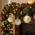 thumbnail image 3 of Northlight 16ct Shatterproof 4-Finish Christmas Ball Tree Ornament Set 3” - Gold, 3 of 9