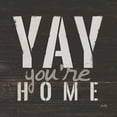 thumbnail image 2 of Michelle, Misty 12x12 White Modern Wood Framed Museum Art Print Titled - Yay Youre Home, 2 of 4