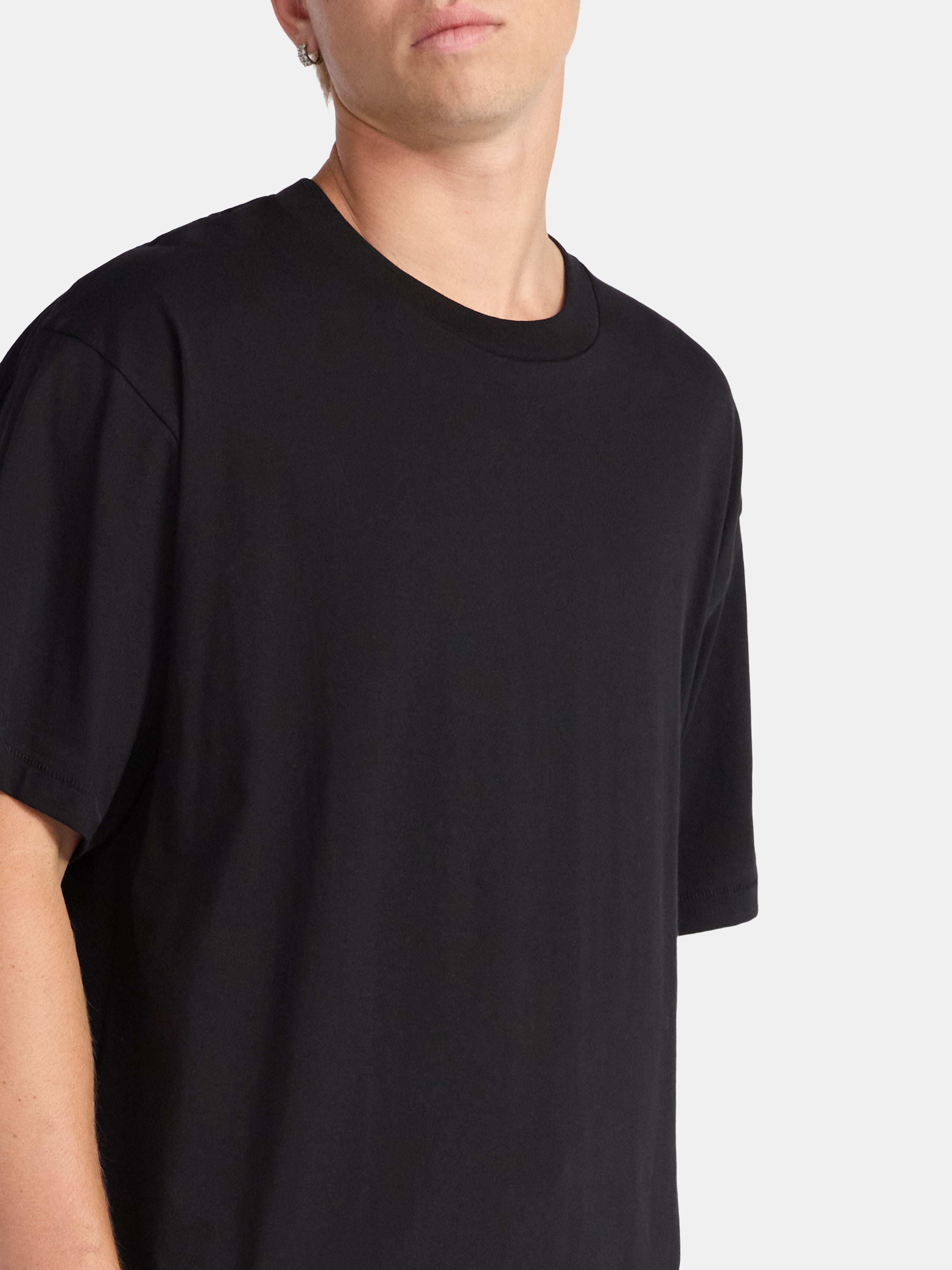 No Boundaries All Gender Cotton Oversized Tee, 2-Pack, Men's & Big Men's Sizes XS-5XL