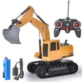 thumbnail image 5 of Excavadora de juguete con control remoto, modelo de excavadora eléctrica de simulación grande para niños, excavadora de ingeniería de aleación para niños, 5 of 5