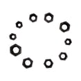 thumbnail image 2 of mmirethe 10 Pièces Détachant Écrou avec Étui de Rangement Multi-Tailles Multifonctions Vis Extracteur Kit Haute Dureté Outil de Démontage, 2 of 8