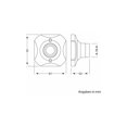 thumbnail image 2 of Douille d'ampoule LED E27, douille E27 en céramique et base en plastique, douille murale E27, douille E27 blanche avec anneau pour éclairage d'entrée/plafonnier/balcon, lot de 4 esquí esquí Gafas de esquí, 2 of 5