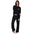 thumbnail image 5 of REALTREE Women's & Women's Plus Long Sleeve Comfy Wide Leg Pant Pant Pajama Lounge Sleep Set, 2-Piece, Sizes S-3XL, 5 of 7